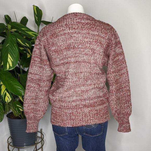 Vintage Marisa Christina maroon sweater size M - Picture 2 of 6